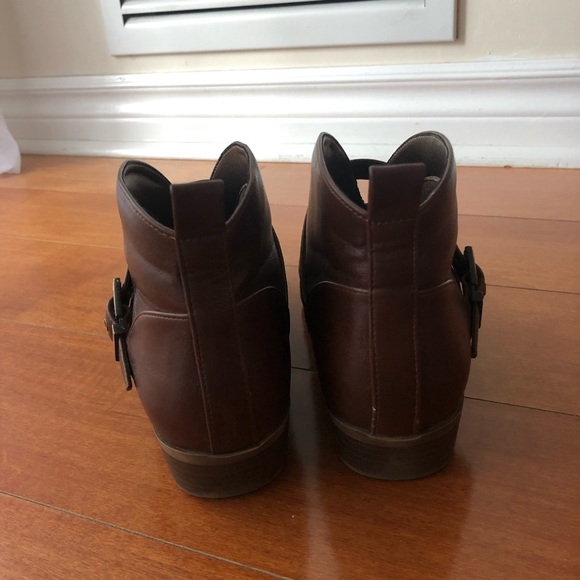 Dark brown ankle boots (size 6) - Picture 3 of 4